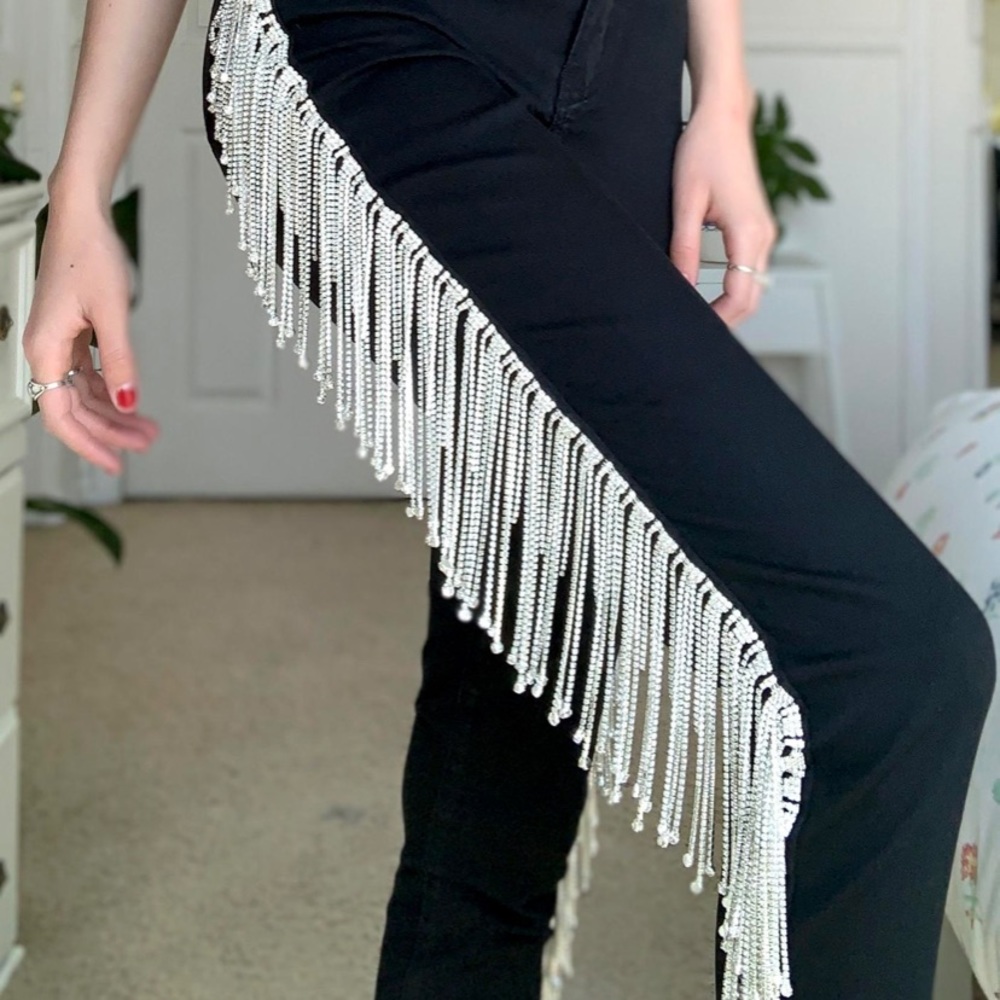 Fringe jeans